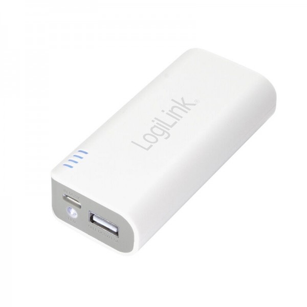 LogiLink Mobiler Akku Power Bank PA0084 für Smartphone und Tablet 5.000 mAh