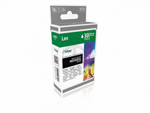 Astar Tintenpatrone kompatibel zu Lexmark 100XL 14N1068E Black