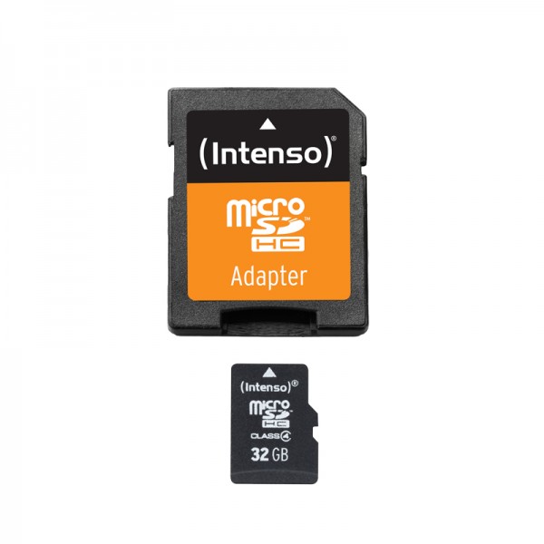 Intenso 3403480 Micro SDCard, inkl. Adapter Klasse 4 (32GB)