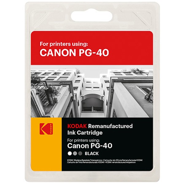 KODAK Tintenpatrone Kompatibel zu Canon PG-40 0615B001 Black (26ml, 490 S.)