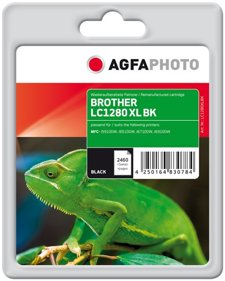 AGFAPHOTO Tintenpatrone kompatibel zu Brother LC1280 XL Black