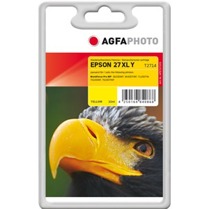 AGFAPHOTO Tintenpatrone kompatibel zu Epson 27XL-T2714-C13T27144012 Yellow