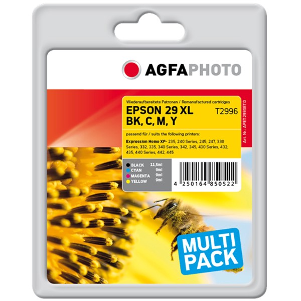 Multipack! AGFAPHOTO Tintenpatronen Kompatibel zu Epson 29XL T2996 C13T29964012 (4)