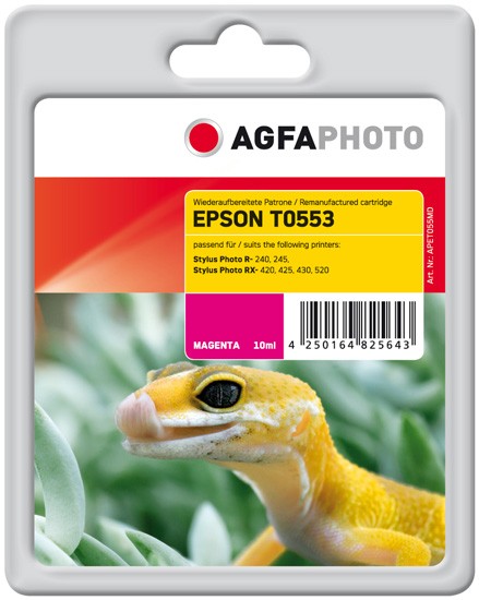 AGFAPHOTO Tintenpatrone kompatibel zu Epson T0553-C13T05534010 Magenta