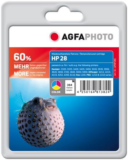 AGFAPHOTO Tintenpatrone kompatibel zu HP 28 / C8728A Color